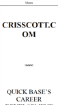 Mobile Screenshot of crisscott.com